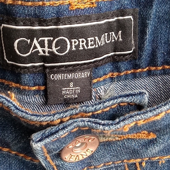 Women's Jeans size 8 nwt distressed fashion skinny  5 pocket - Picture 9 of 14